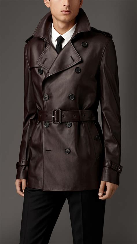 burberry trenton|burberry leather trench coat.